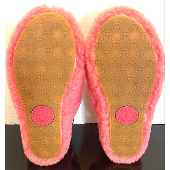 UGG Australia Women's Fluff Yeah Slide Slipper 1095119 Red Currant Size 5 - Picture 9 of 11